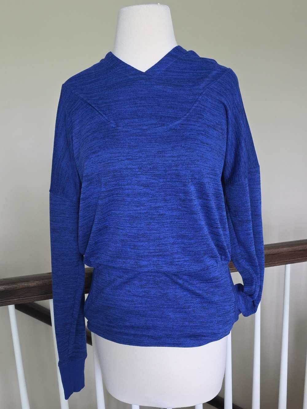 Athleta Blue Hooded Women's Sweater